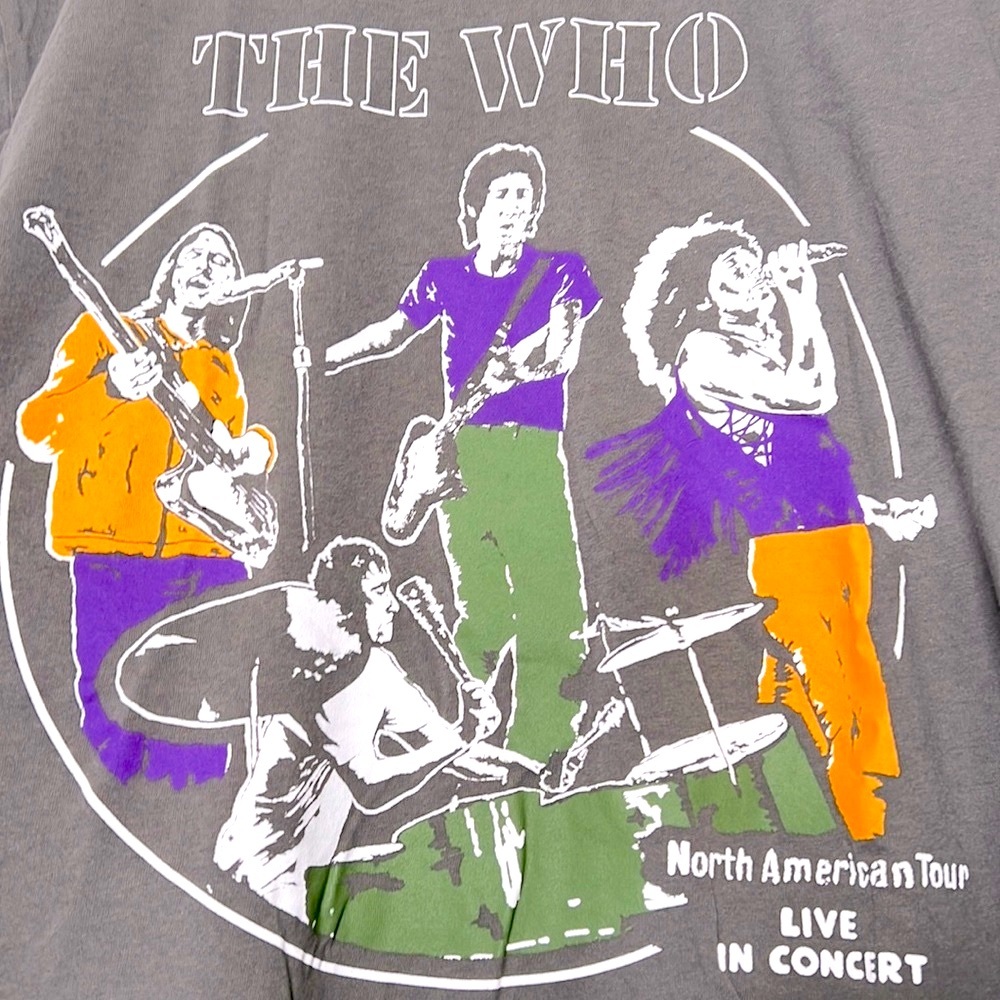 The Who concert shirt